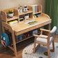 Modern Wood Verstelbaar Writing Desk Home Office Desk met planken