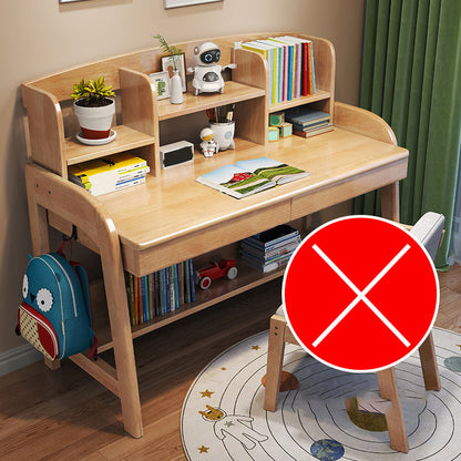 Modern Wood Verstelbaar Writing Desk Home Office Desk met planken