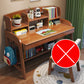 Modern Wood Verstelbaar Writing Desk Home Office Desk met planken