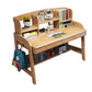 Modern Wood Verstelbaar Writing Desk Home Office Desk met planken