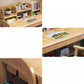 Modern Wood Verstelbaar Writing Desk Home Office Desk met planken
