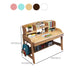 Modern Wood Verstelbaar Writing Desk Home Office Desk met planken
