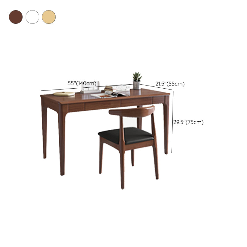 Parsons contemporain Home Writing Desk 29.5 pouces de bureau de haut avec tiroir