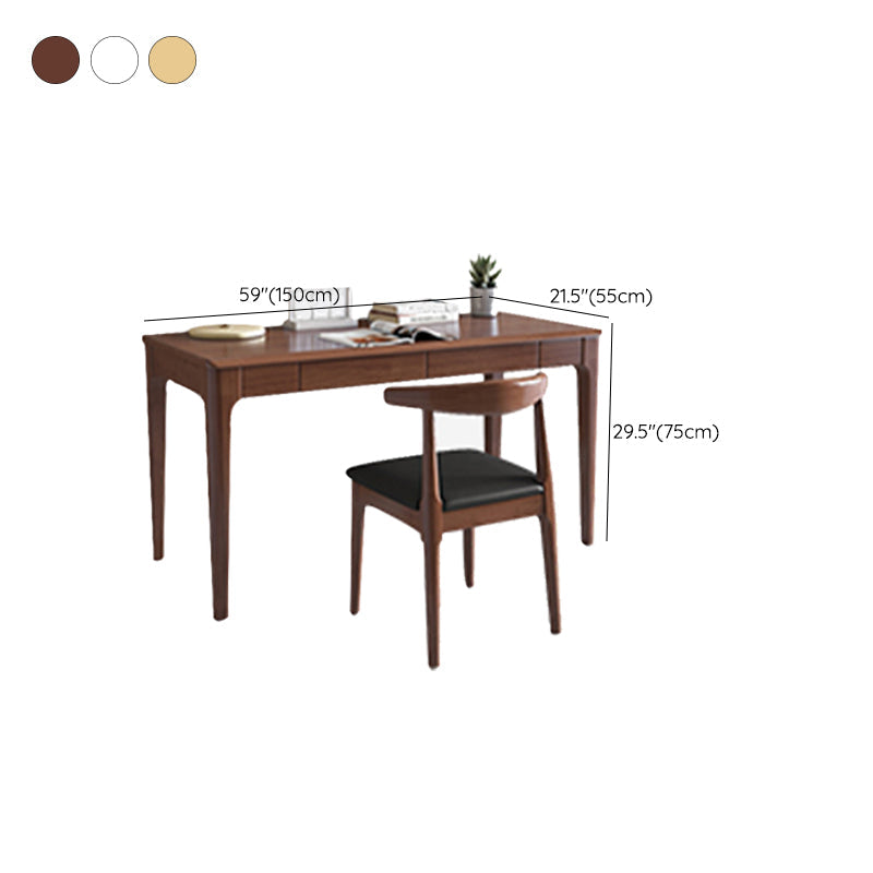 Parsons contemporain Home Writing Desk 29.5 pouces de bureau de haut avec tiroir