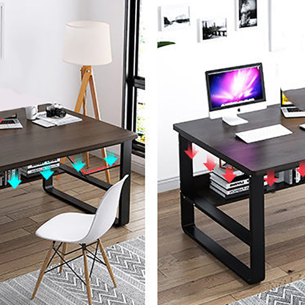 Industrial Office Desk Manufactured Wood Writing Desk for Bedroom Clearhalo 'furn' 'furn_office_desk' 'Furniture' 'Office Desks' 'Office Furniture' 'office_desk' 7586505