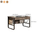 Industrial Office Desk Manufactured Wood Writing Desk for Bedroom Clearhalo 'furn' 'furn_office_desk' 'Furniture' 'Office Desks' 'Office Furniture' 'office_desk' 7586517