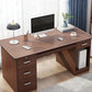 Engineered Wood Writing Desk Modern Executive Desk with Drawers Clearhalo 'furn' 'furn_office_desk' 'Furniture' 'Office Desks' 'Office Furniture' 'office_desk' 7586666
