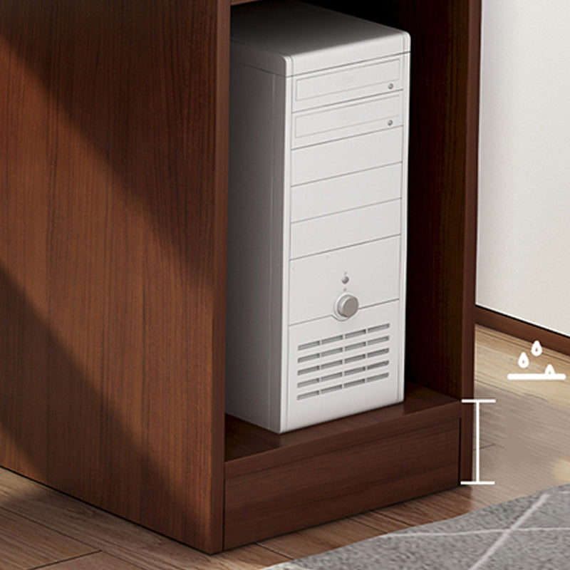 Engineered Wood Writing Desk Modern Executive Desk with Drawers Clearhalo 'furn' 'furn_office_desk' 'Furniture' 'Office Desks' 'Office Furniture' 'office_desk' 7586669