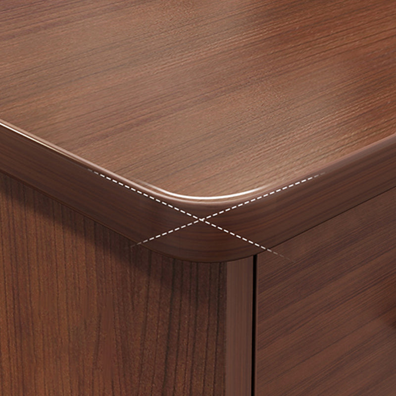 Engineered Wood Writing Desk Modern Executive Desk with Drawers Clearhalo 'furn' 'furn_office_desk' 'Furniture' 'Office Desks' 'Office Furniture' 'office_desk' 7586673