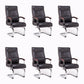 Modern Fixed Arms Task Chair Ergonomic Desk Chair for Office