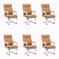 Modern Fixed Arms Task Chair Ergonomic Desk Chair for Office