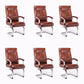 Modern Fixed Arms Task Chair Ergonomic Desk Chair for Office