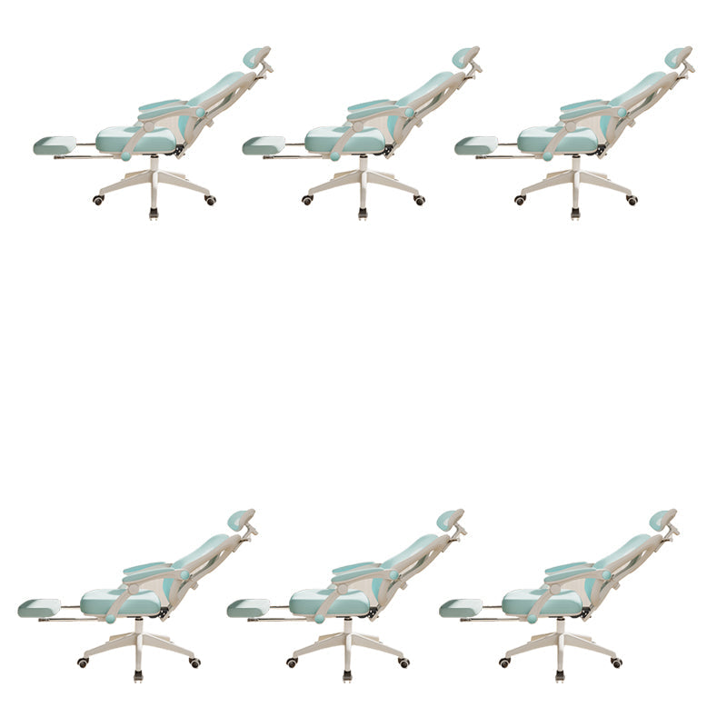 Modern Padded Arms Task Chair Mesh Back Desk Chair for Office