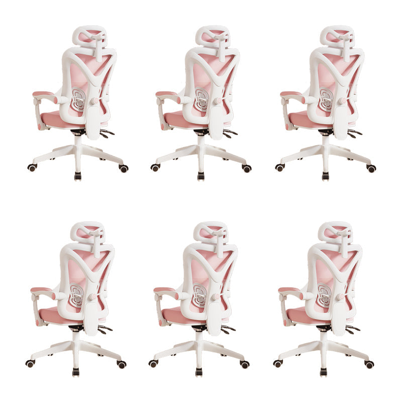 Modern Padded Arms Task Chair Mesh Back Desk Chair for Office