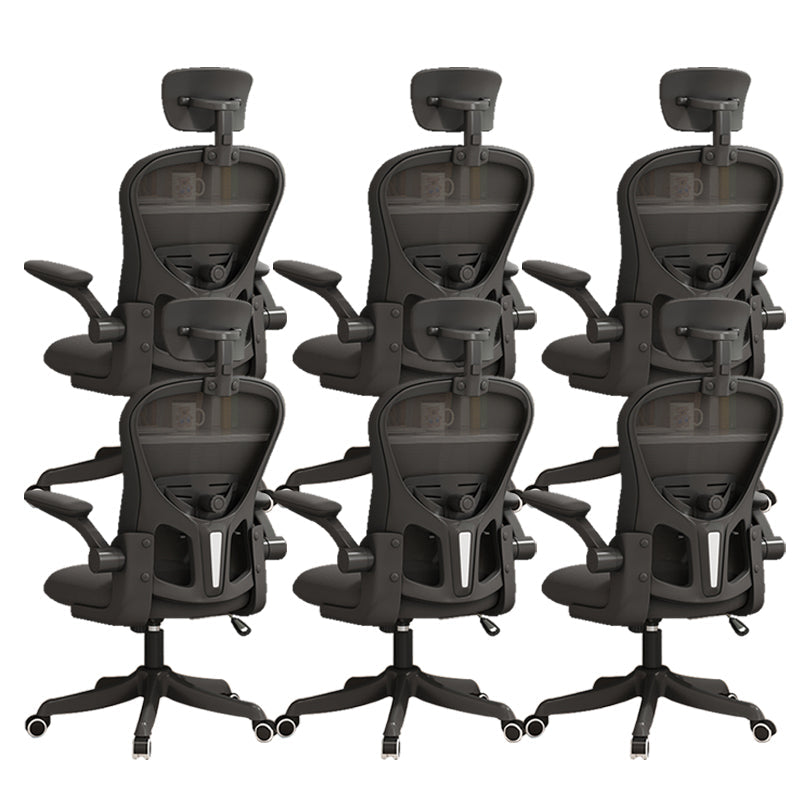 Sedia da ufficio ergonomica moderna sedia da retro a mesh per ufficio