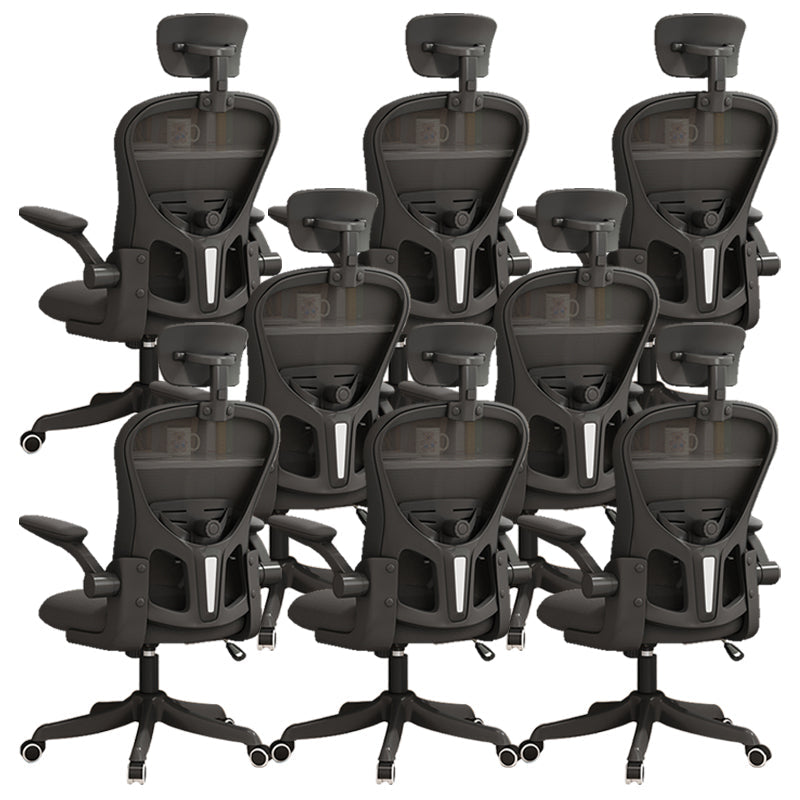 Sedia da ufficio ergonomica moderna sedia da retro a mesh per ufficio