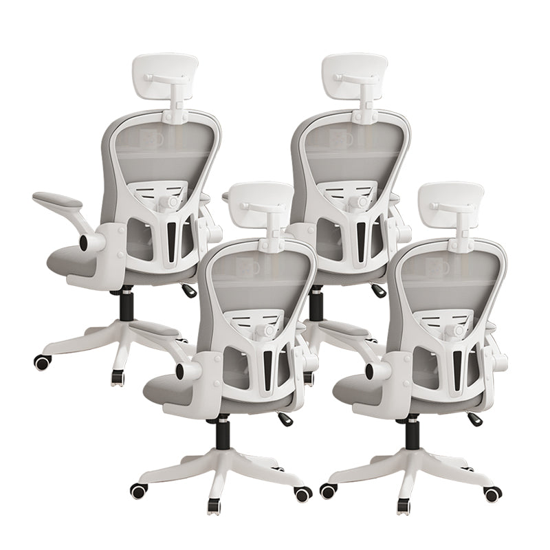 Sedia da ufficio ergonomica moderna sedia da retro a mesh per ufficio