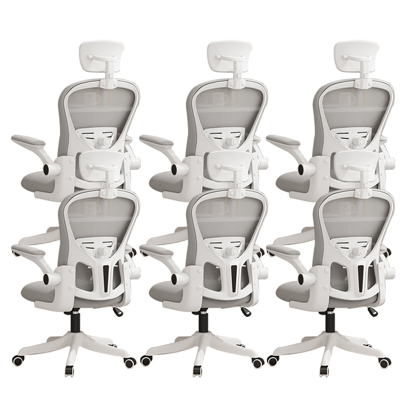 Sedia da ufficio ergonomica moderna sedia da retro a mesh per ufficio