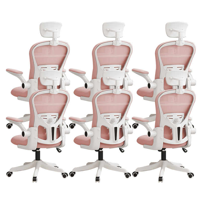 Sedia da ufficio ergonomica moderna sedia da retro a mesh per ufficio