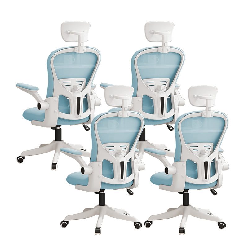 Sedia da ufficio ergonomica moderna sedia da retro a mesh per ufficio