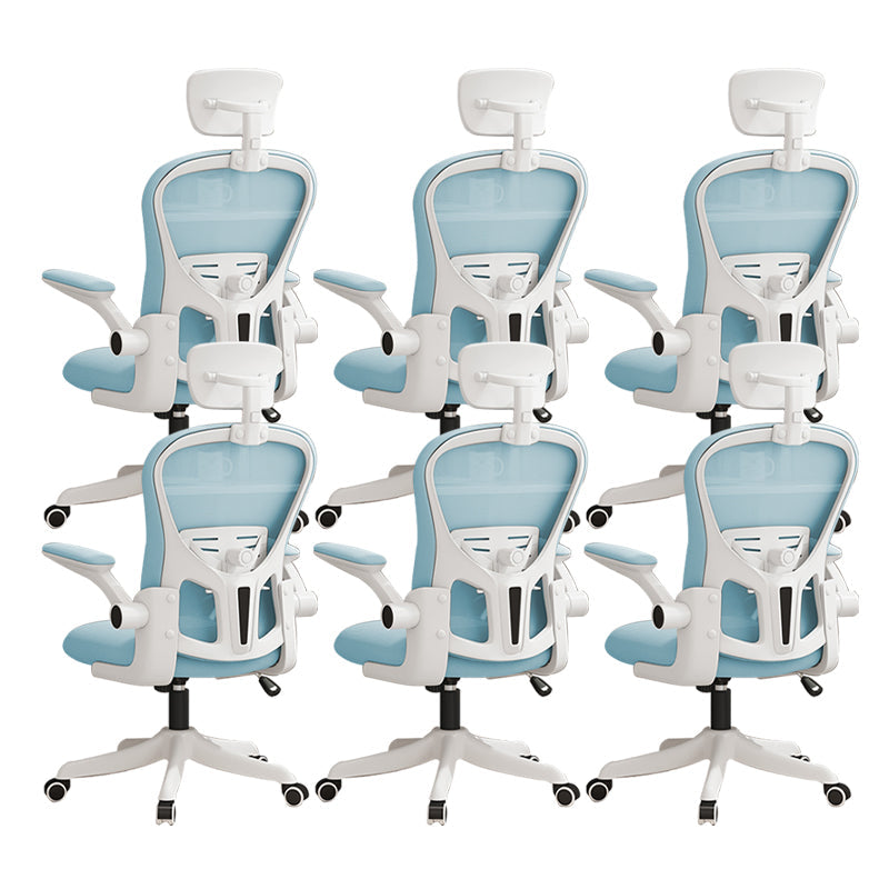 Sedia da ufficio ergonomica moderna sedia da retro a mesh per ufficio