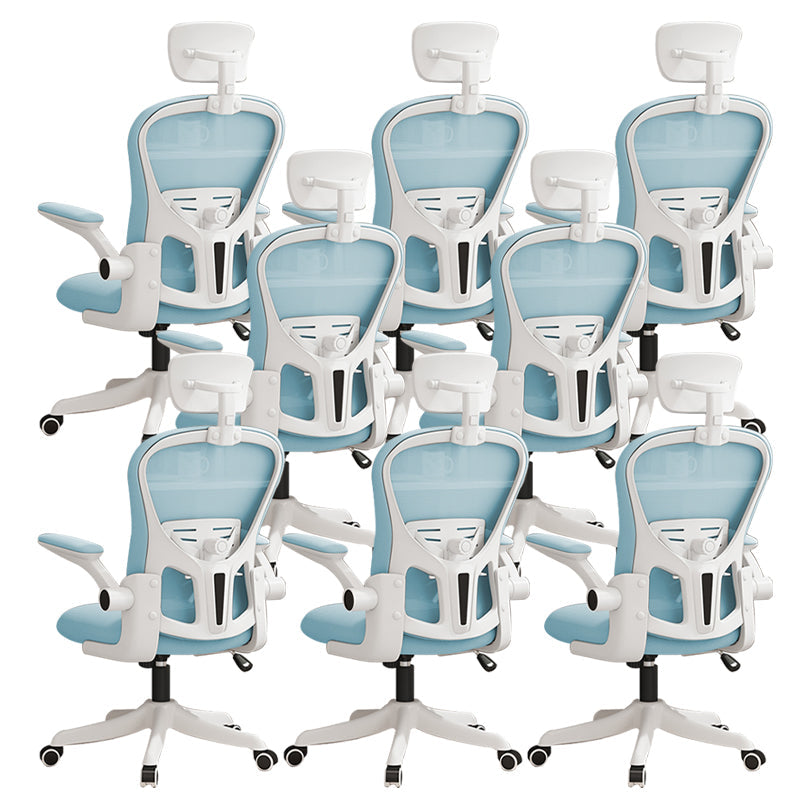 Sedia da ufficio ergonomica moderna sedia da retro a mesh per ufficio