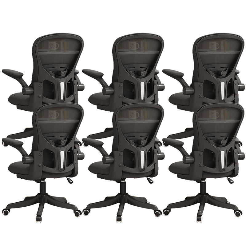 Sedia da ufficio ergonomica moderna sedia da retro a mesh per ufficio