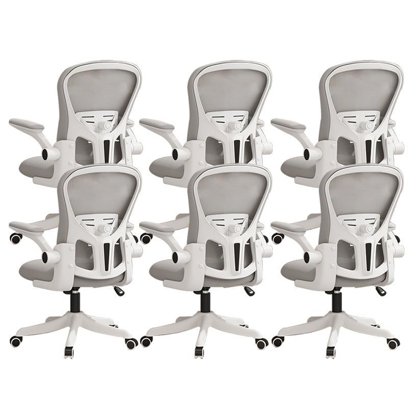 Sedia da ufficio ergonomica moderna sedia da retro a mesh per ufficio