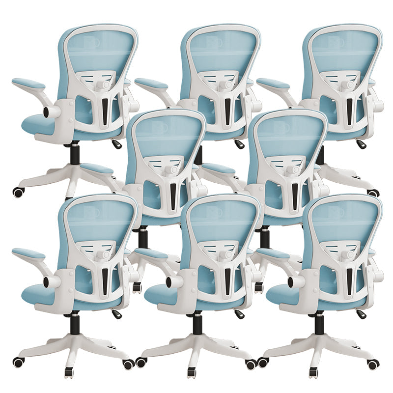 Sedia da ufficio ergonomica moderna sedia da retro a mesh per ufficio