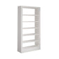 Modern Open Back Bookshelf Standard Metal Bookcase with Shelves
