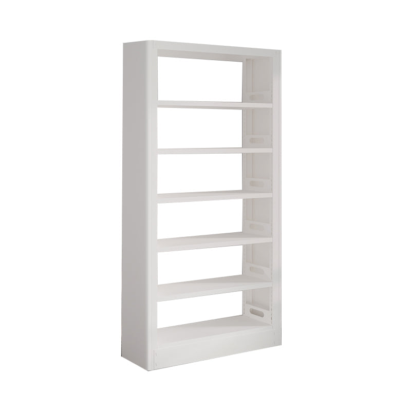 Modern Open Back Bookshelf Standard Metal Bookcase with Shelves