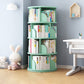 Engineered Wood Bookshelf Standard Contemporary Closed Back Bookcase 18.1"L x 18.1"W x 50.4"H Green Clearhalo 'Bookcases' 'furn' 'furn_bookcases' 'Furniture' 'Office Furniture' 7587318