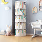 Engineered Wood Bookshelf Standard Contemporary Closed Back Bookcase 15.7"L x 15.7"W x 63"H White Clearhalo 'Bookcases' 'furn' 'furn_bookcases' 'Furniture' 'Office Furniture' 7587322