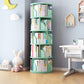Engineered Wood Bookshelf Standard Contemporary Closed Back Bookcase 15.7"L x 15.7"W x 63"H Green Clearhalo 'Bookcases' 'furn' 'furn_bookcases' 'Furniture' 'Office Furniture' 7587323