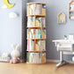 Engineered Wood Bookshelf Standard Contemporary Closed Back Bookcase 15.7"L x 15.7"W x 63"H Nut-Brown Clearhalo 'Bookcases' 'furn' 'furn_bookcases' 'Furniture' 'Office Furniture' 7587324