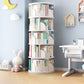 Engineered Wood Bookshelf Standard Contemporary Closed Back Bookcase 18.1"L x 18.1"W x 62.9"H White Clearhalo 'Bookcases' 'furn' 'furn_bookcases' 'Furniture' 'Office Furniture' 7587325