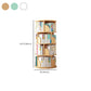 Engineered Wood Bookshelf Standard Contemporary Closed Back Bookcase Clearhalo 'Bookcases' 'furn' 'furn_bookcases' 'Furniture' 'Office Furniture' 7587329