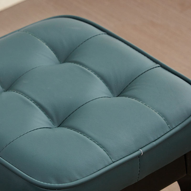 Contemporary Leather Standard Square Standard with Black/Brown/Grey Legs for Home Clearhalo 'furn' 'furn_ottomans_poufs' 'Furniture' 'Living Room Furniture' 'Ottomans & Poufs' 'ottomans_poufs' 7587504