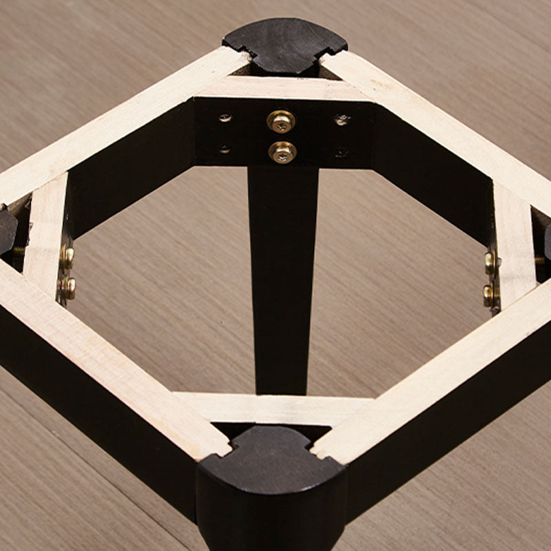 Contemporary Leather Standard Square Standard with Black/Brown/Grey Legs for Home Clearhalo 'furn' 'furn_ottomans_poufs' 'Furniture' 'Living Room Furniture' 'Ottomans & Poufs' 'ottomans_poufs' 7587505