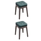 Contemporary Leather Standard Square Standard with Black/Brown/Grey Legs for Home Green 2 Piece Set Gray Clearhalo 'furn' 'furn_ottomans_poufs' 'Furniture' 'Living Room Furniture' 'Ottomans & Poufs' 'ottomans_poufs' 7587517