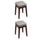 Contemporary Leather Standard Square Standard with Black/Brown/Grey Legs for Home Gray 2 Piece Set Walnut Clearhalo 'furn' 'furn_ottomans_poufs' 'Furniture' 'Living Room Furniture' 'Ottomans & Poufs' 'ottomans_poufs' 7587523