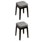 Contemporary Leather Standard Square Standard with Black/Brown/Grey Legs for Home Gray 2 Piece Set Black Clearhalo 'furn' 'furn_ottomans_poufs' 'Furniture' 'Living Room Furniture' 'Ottomans & Poufs' 'ottomans_poufs' 7587525