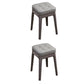 Contemporary Leather Standard Square Standard with Black/Brown/Grey Legs for Home Gray 2 Piece Set Gray Clearhalo 'furn' 'furn_ottomans_poufs' 'Furniture' 'Living Room Furniture' 'Ottomans & Poufs' 'ottomans_poufs' 7587531