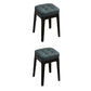 Contemporary Leather Standard Square Standard with Black/Brown/Grey Legs for Home Green 2 Piece Set Black Clearhalo 'furn' 'furn_ottomans_poufs' 'Furniture' 'Living Room Furniture' 'Ottomans & Poufs' 'ottomans_poufs' 7587535