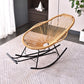 Simple Style Lounge Leisure Chaise Rocking Chair Home Iron Lazy Chair Clearhalo 'Chairs & Seating' 'furn' 'furn_rocking_chairs' 'Furniture' 'Living Room Furniture' 'Rocking Chairs' 'rocking_chairs' 7587542