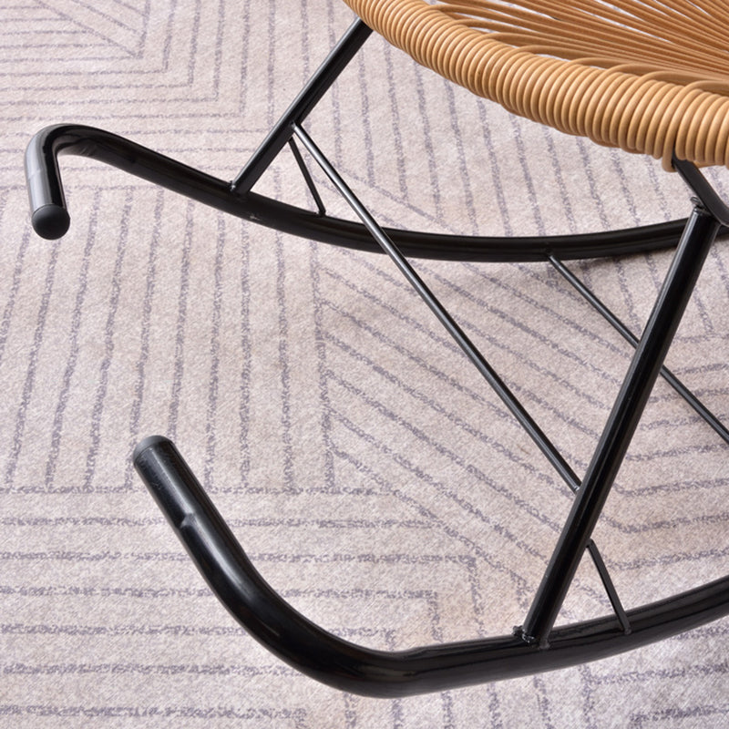 Simple Style Lounge Leisure Chaise Rocking Chair Home Iron Lazy Chair Clearhalo 'Chairs & Seating' 'furn' 'furn_rocking_chairs' 'Furniture' 'Living Room Furniture' 'Rocking Chairs' 'rocking_chairs' 7587555