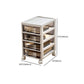 Vertical Transparent Filing Cabinet Modern Plastic File Cabinet