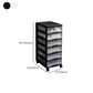 Vertical Transparent Filing Cabinet Modern Plastic File Cabinet