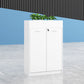Modern Lateral Cabinet Wooden Frame Key Locking File Cabinet 31"L x 12"W x 47"H White Clearhalo 'Filing Cabinets' 'filling_cabinets' 'furn' 'furn_filling_cabinets' 'Furniture' 'Office Furniture' 7587663