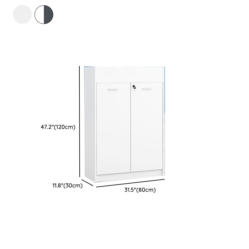 Modern Lateral Cabinet Wooden Frame Key Locking File Cabinet Clearhalo 'Filing Cabinets' 'filling_cabinets' 'furn' 'furn_filling_cabinets' 'Furniture' 'Office Furniture' 7587690